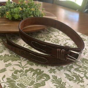 Brown Leather Belt